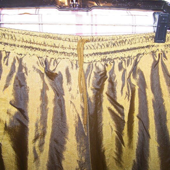 Lavon Petites Metallic Gold Sweatpants Sz PS - Picture 3 of 7